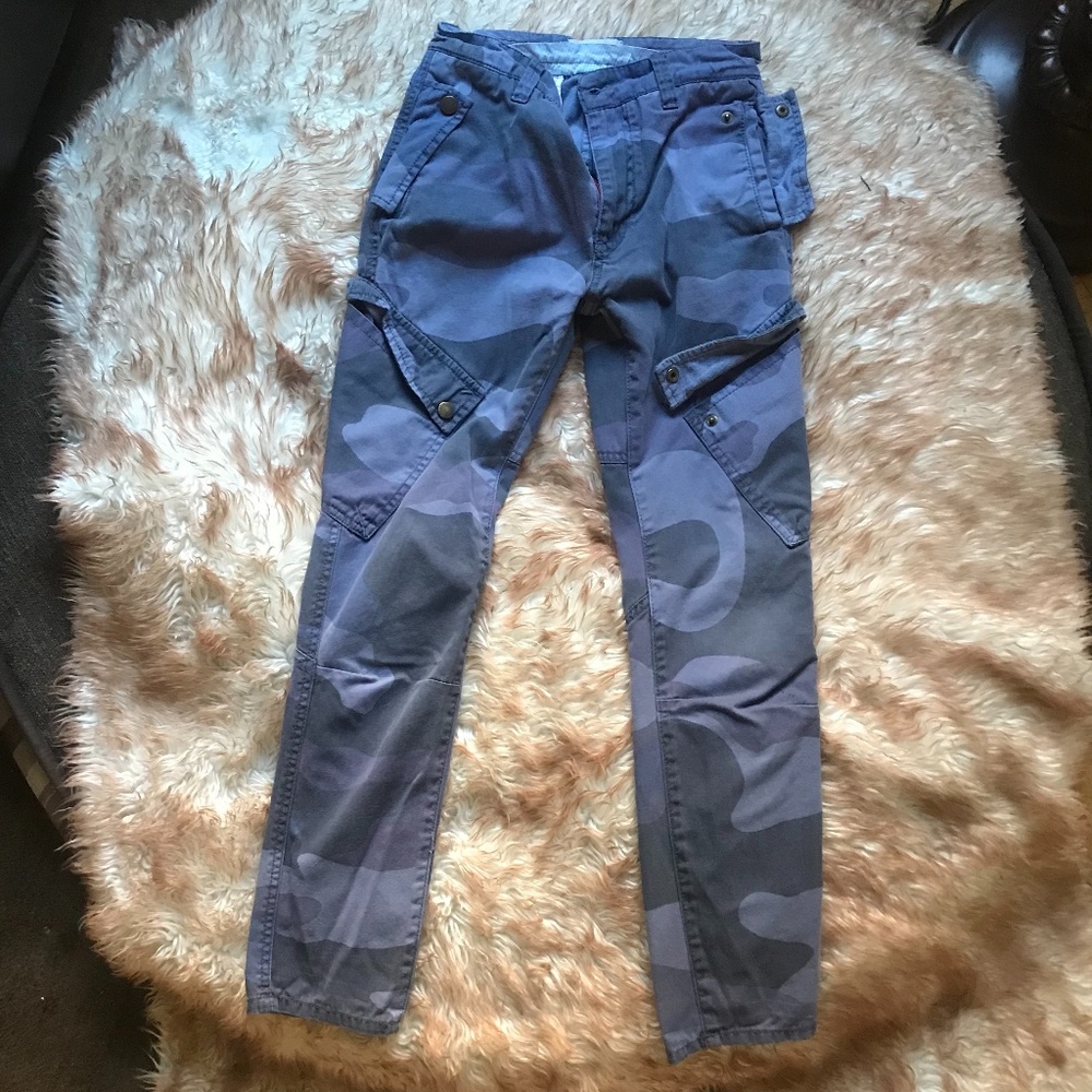 Boden Johnnie B's Boy Navy Camo Pants